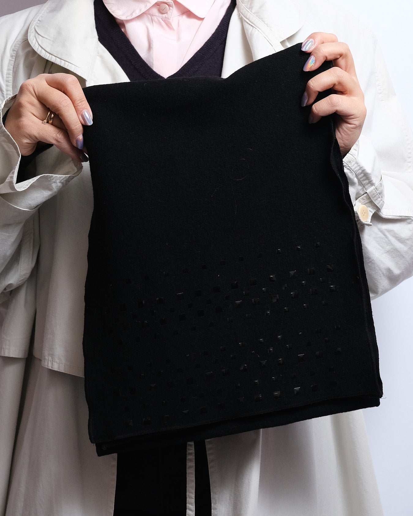 Écharpe Sonia Rykiel Paris — Laine noire