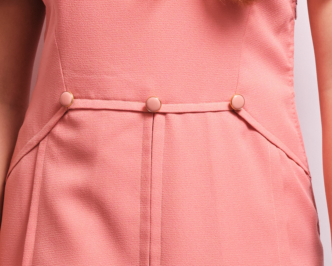 Robe vintage 60s corail