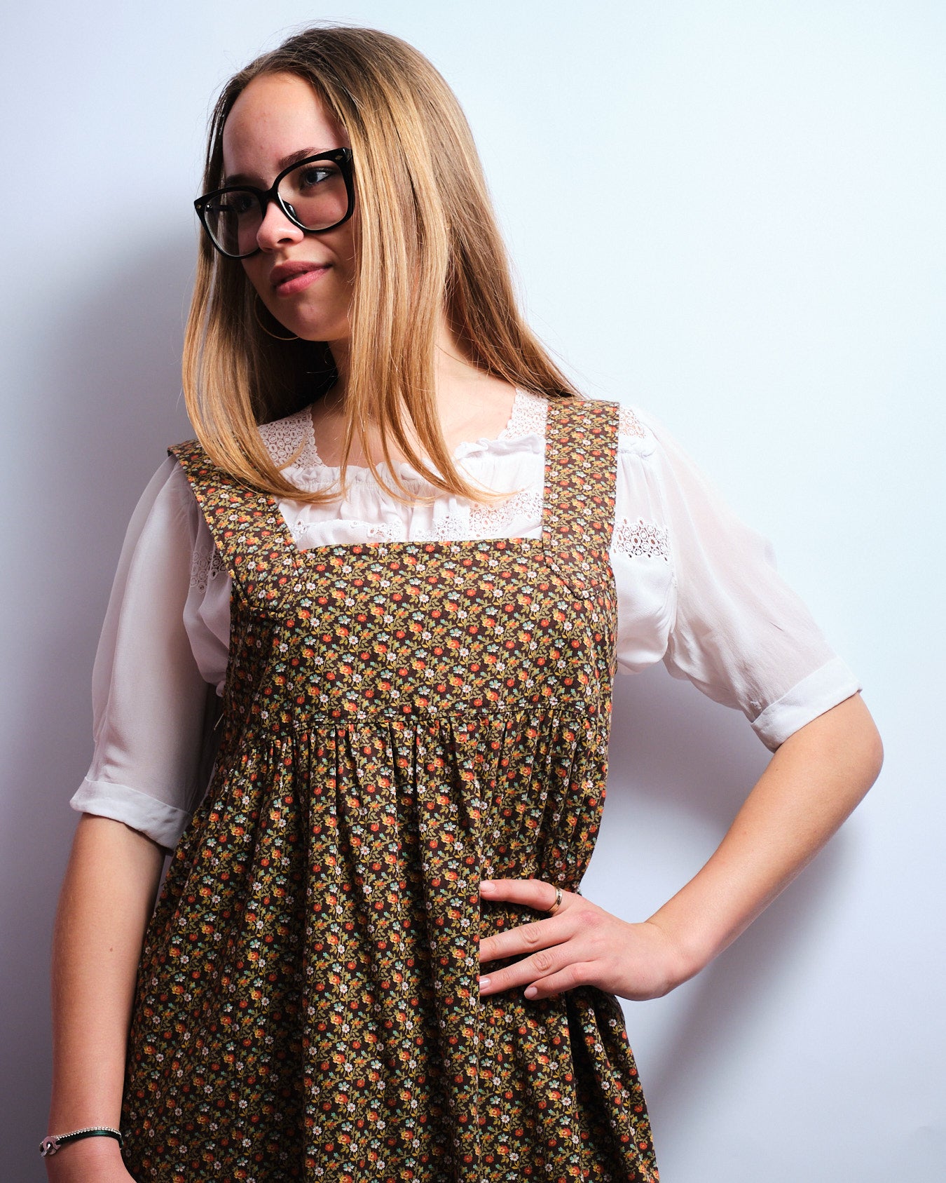 Robe vintage fleurie – esprit folk / romantique