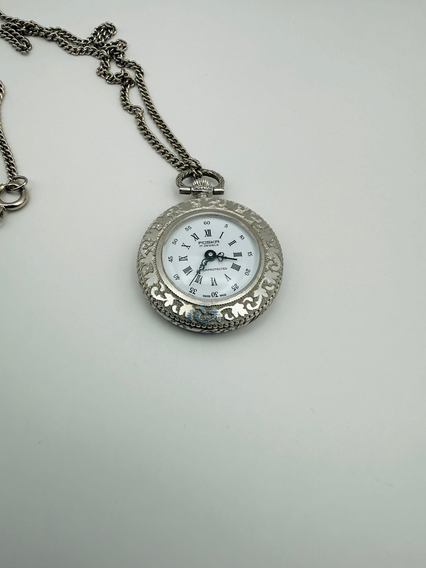 Montre de poche vintage Foska – 17 rubis – Swiss Made