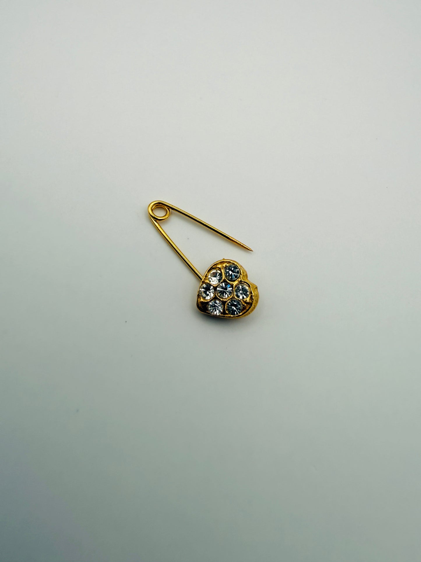 Broche vintage coeur