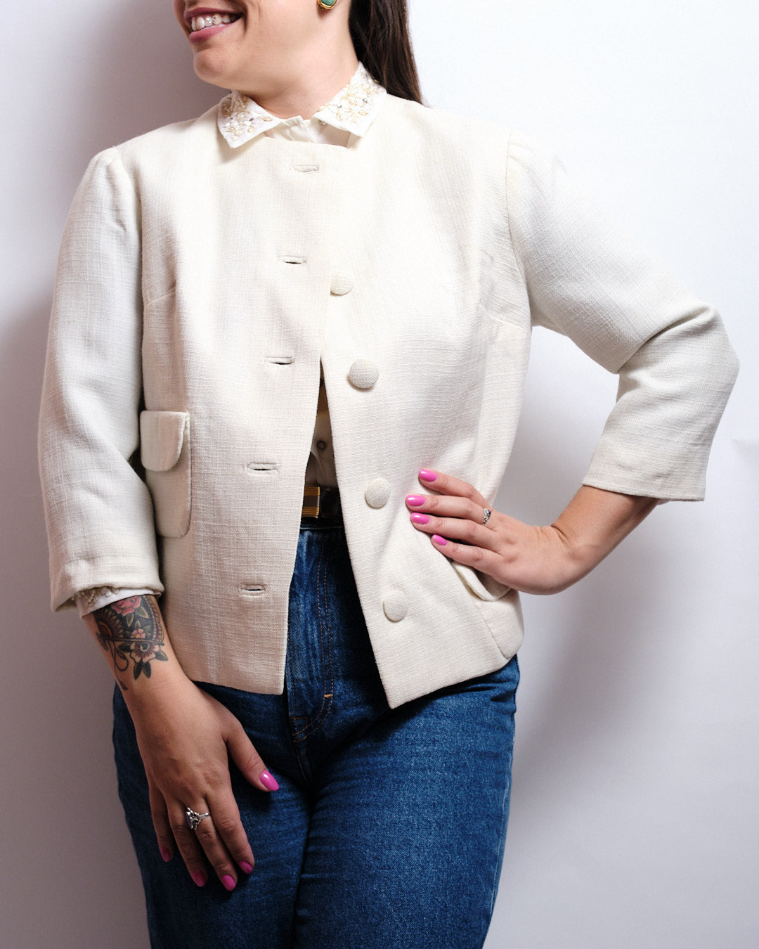 Veste Cardigan Vintage 50s