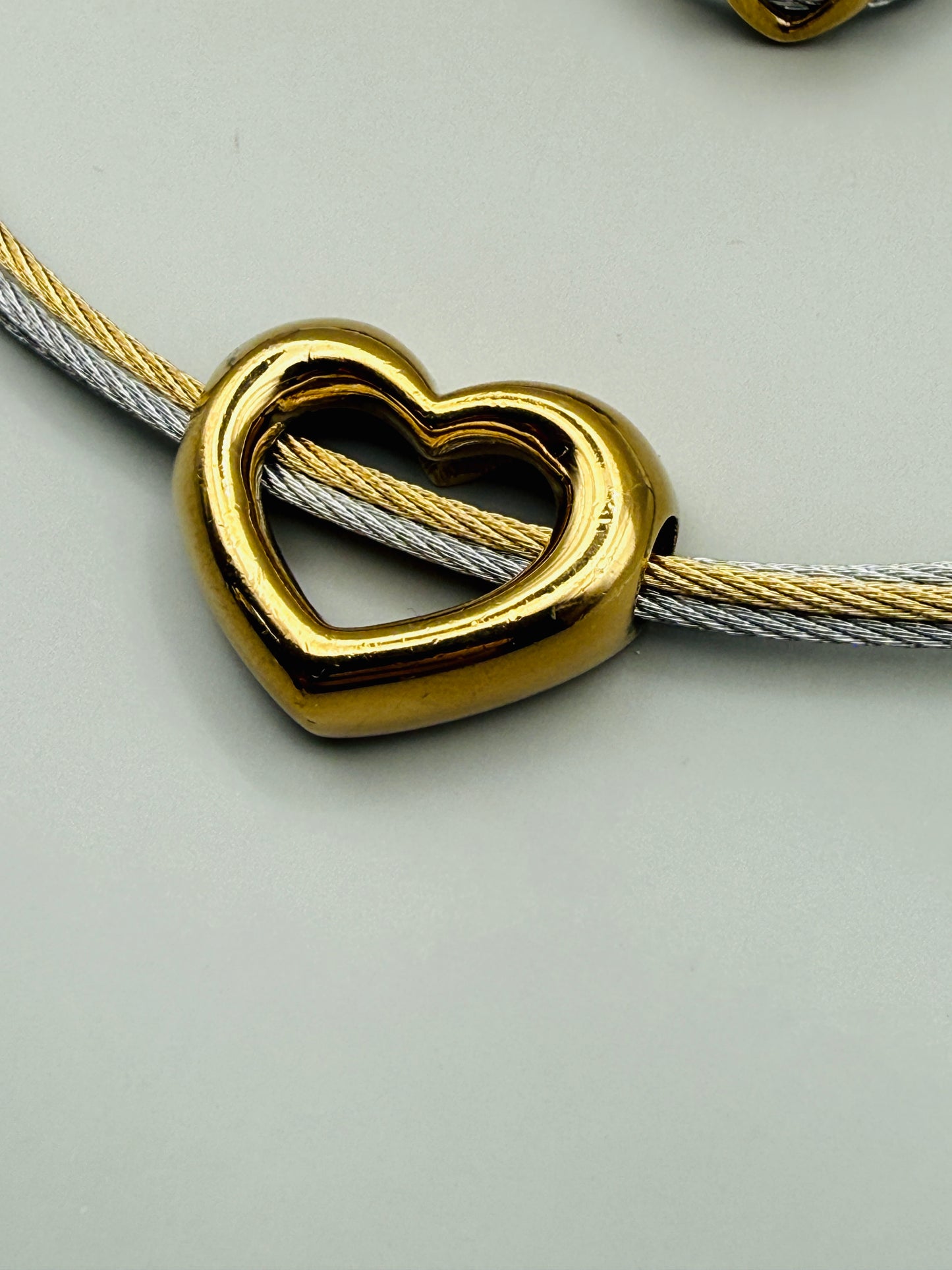 Parure Vintage Philippe Charriol câble & cœur – élégance iconique