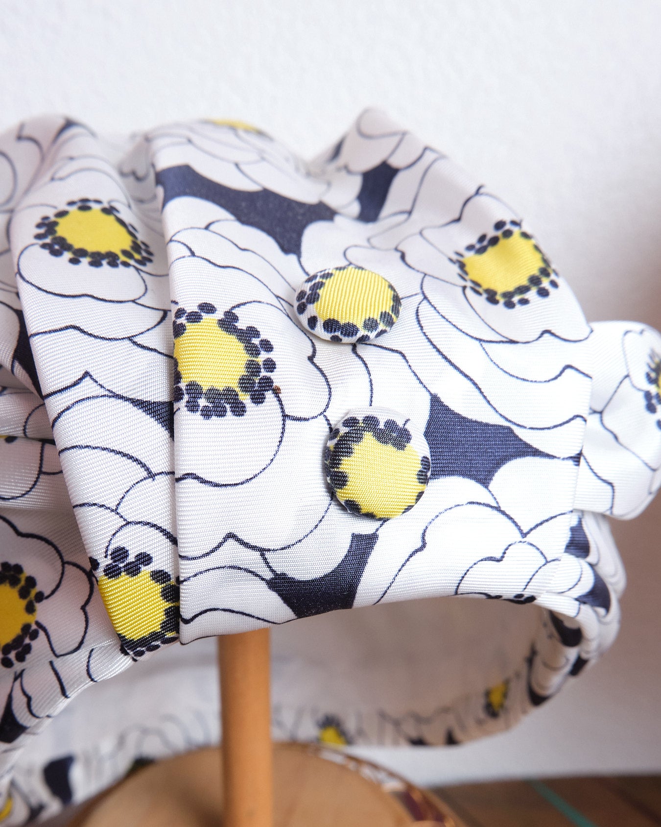 Turban vintage fleuri années 60/70