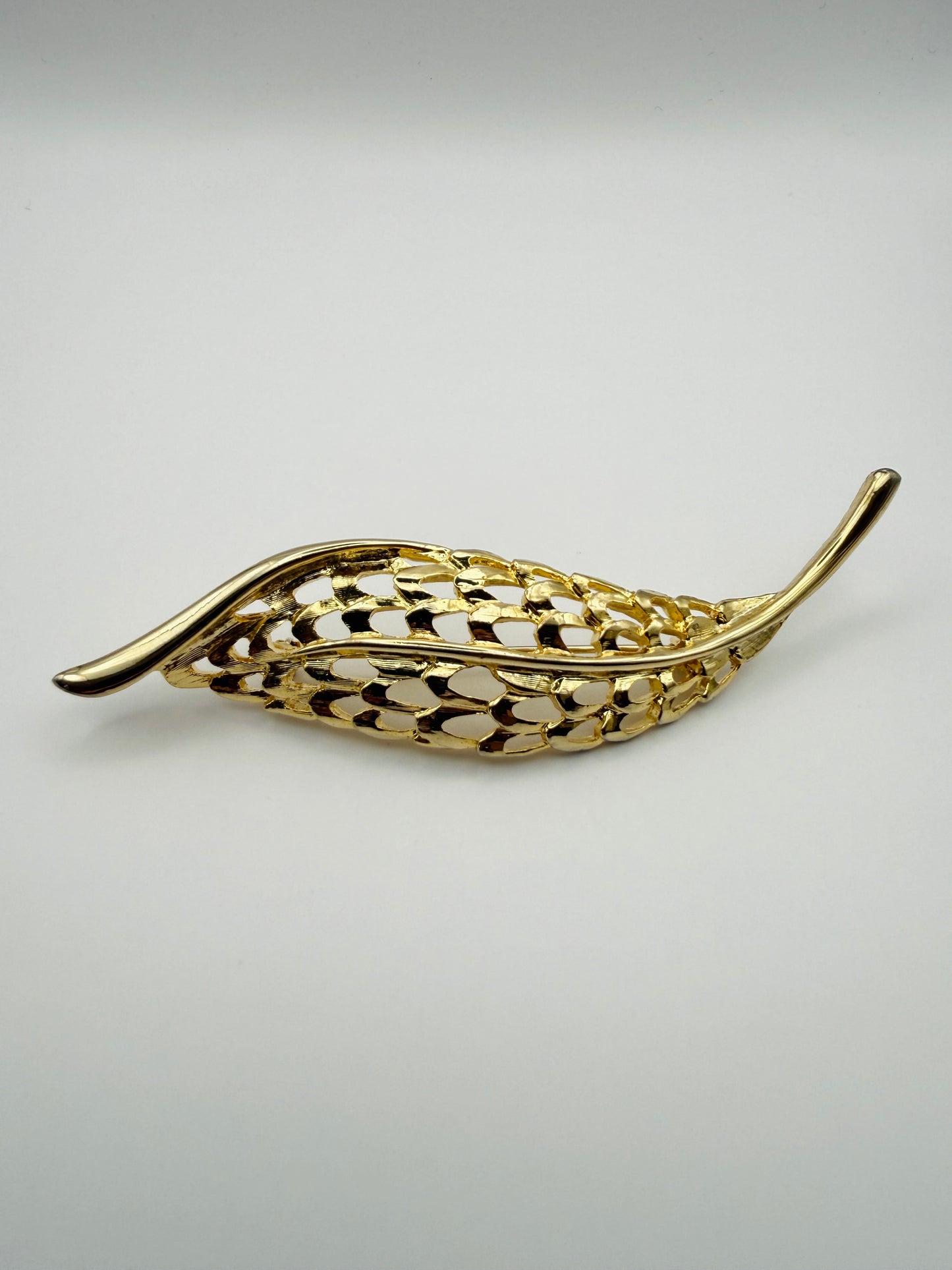 Broche Vintage feuille