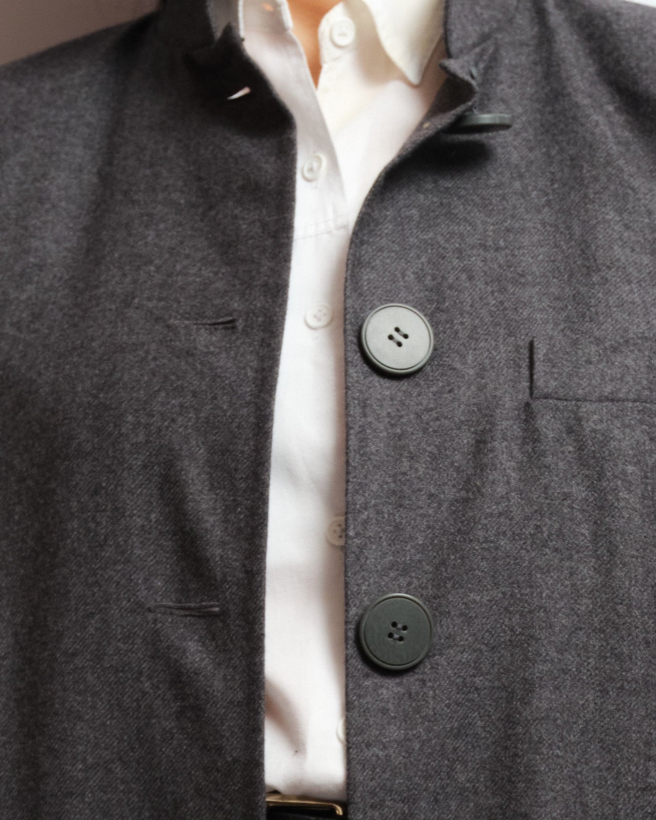 Upcycled vintage coat – fine wool, unique 80s piece