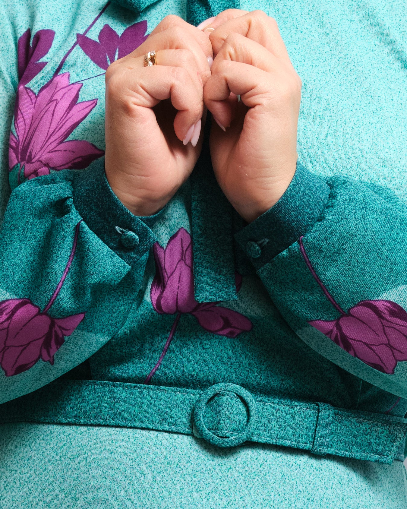 Robe vintage années 60 – imprimé floral, esprit rétro iconique