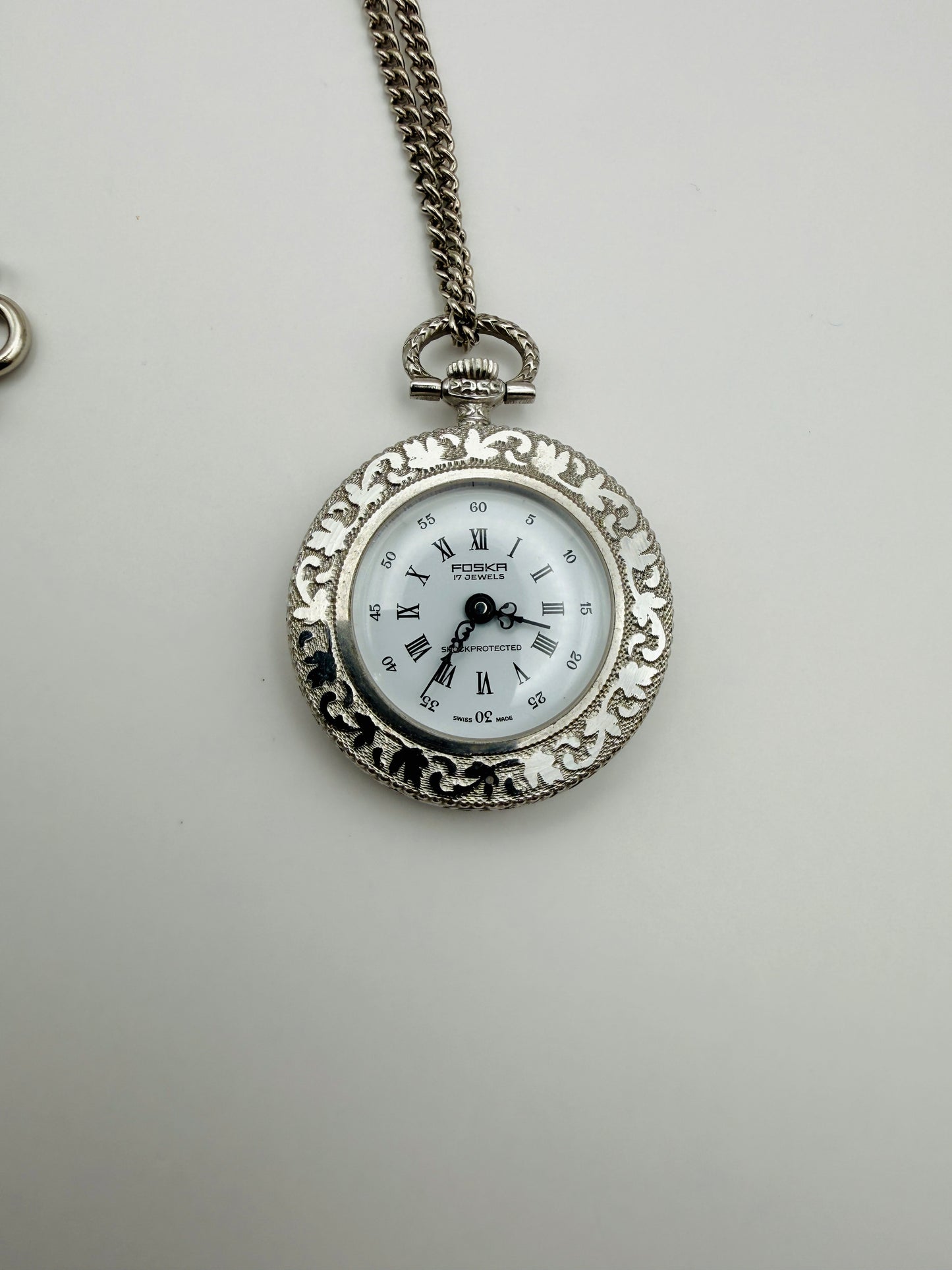 Montre de poche vintage Foska – 17 rubis – Swiss Made