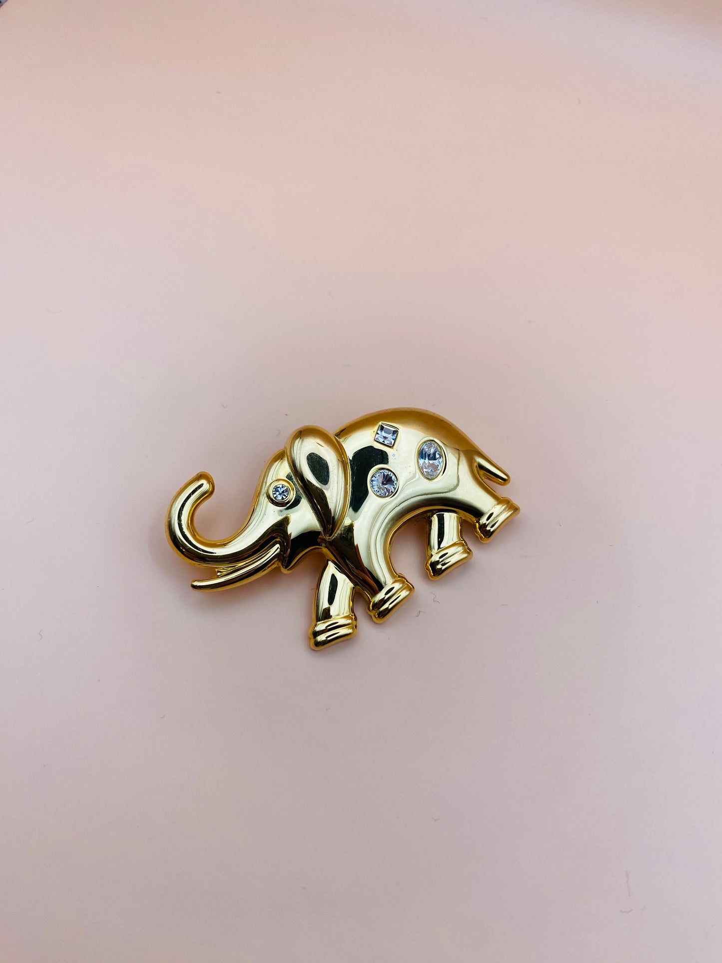 Broche vintage éléphant