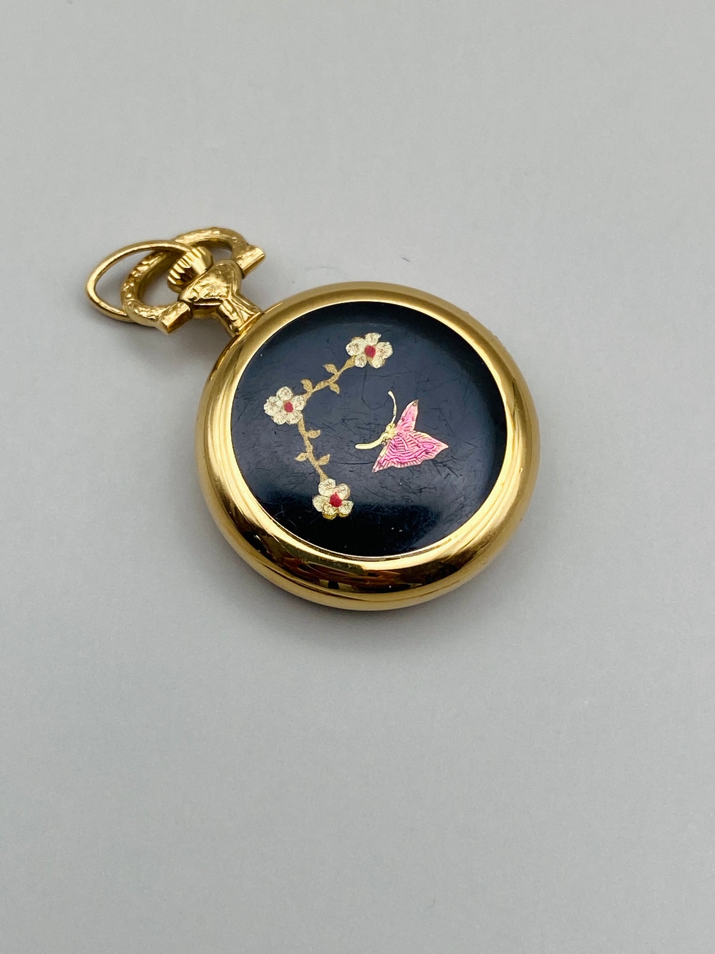 Montre à gousset Edox Quartz Vintage – Émail japonais