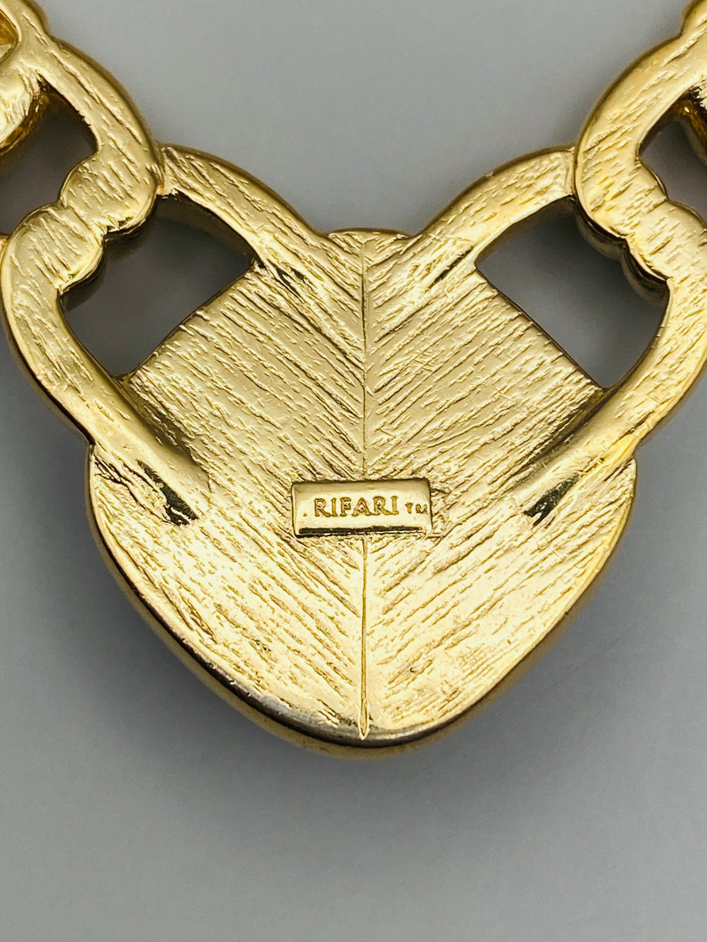 Ensemble vintage Trifari – Collier & boucles d’oreilles, bleu cobalt neuf