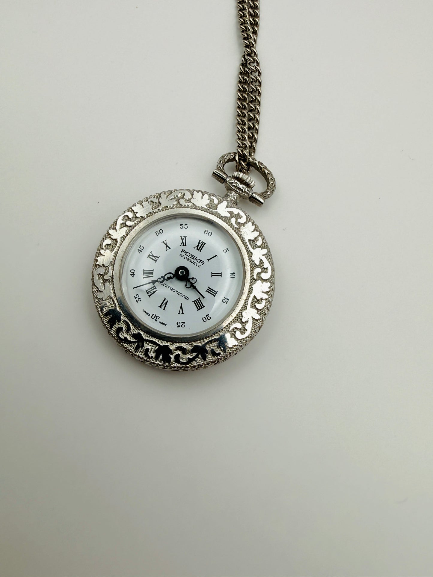 Montre de poche vintage Foska – 17 rubis – Swiss Made
