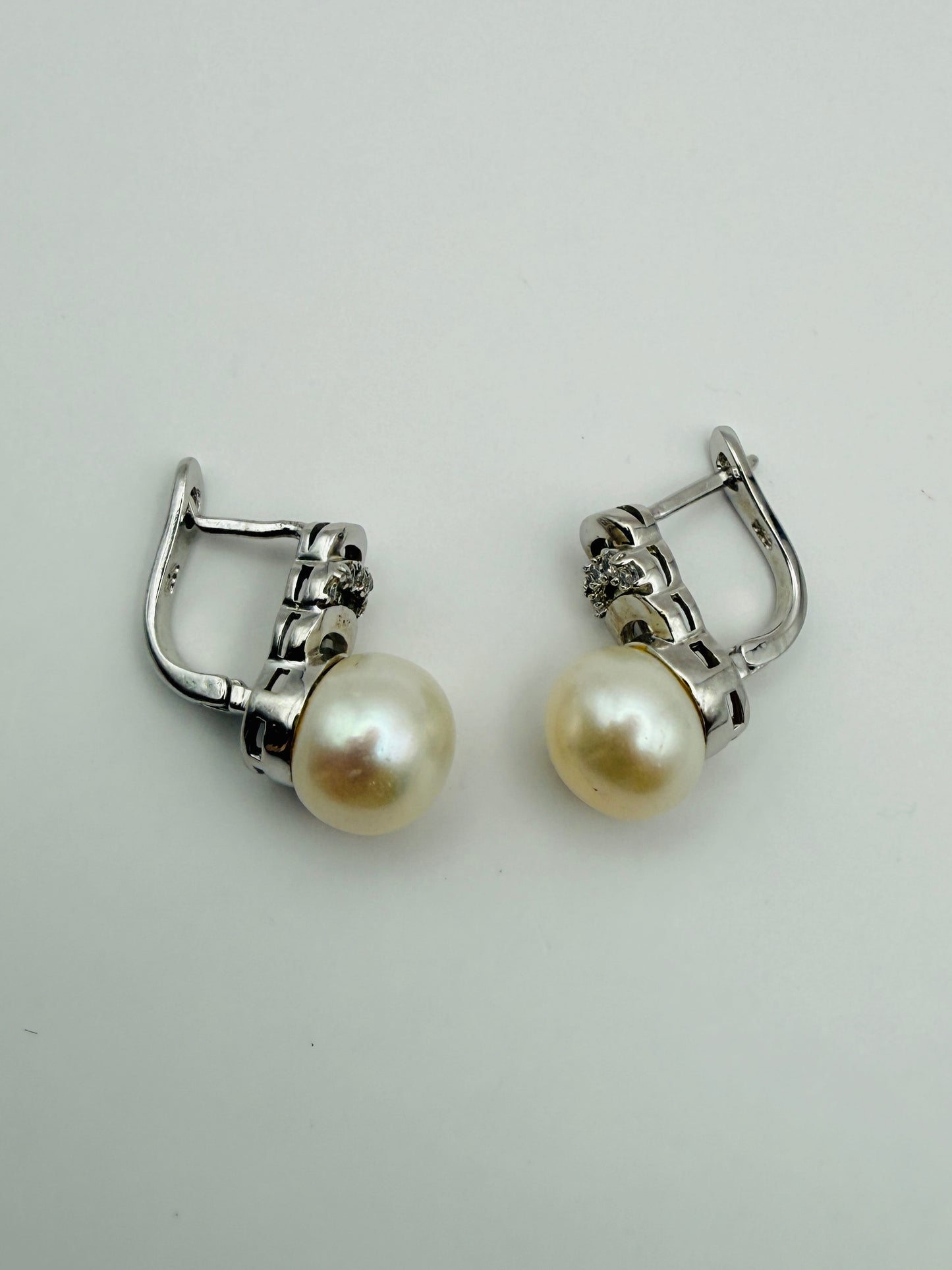 Parure vintage en argent 925 & véritables perles