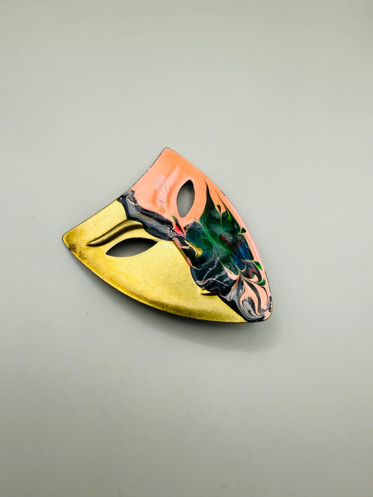 Broche Vintage Masque artistique