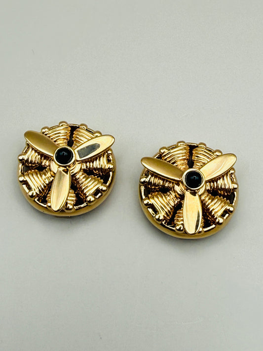 Cache Boutons Bijoux Pierre Lang Vintage — Ornement de Col Couture (années 80-90)