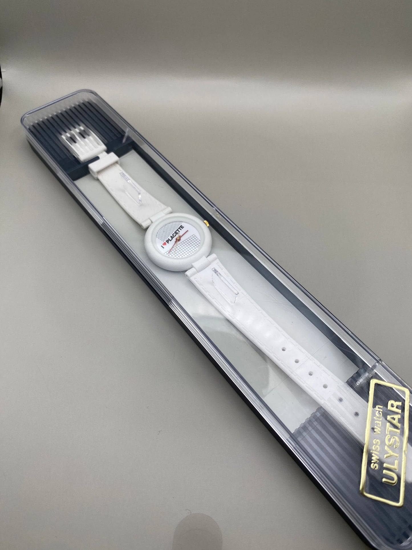 Montre Vintage Publicitaire – I ❤️ PLACETTE (1990)