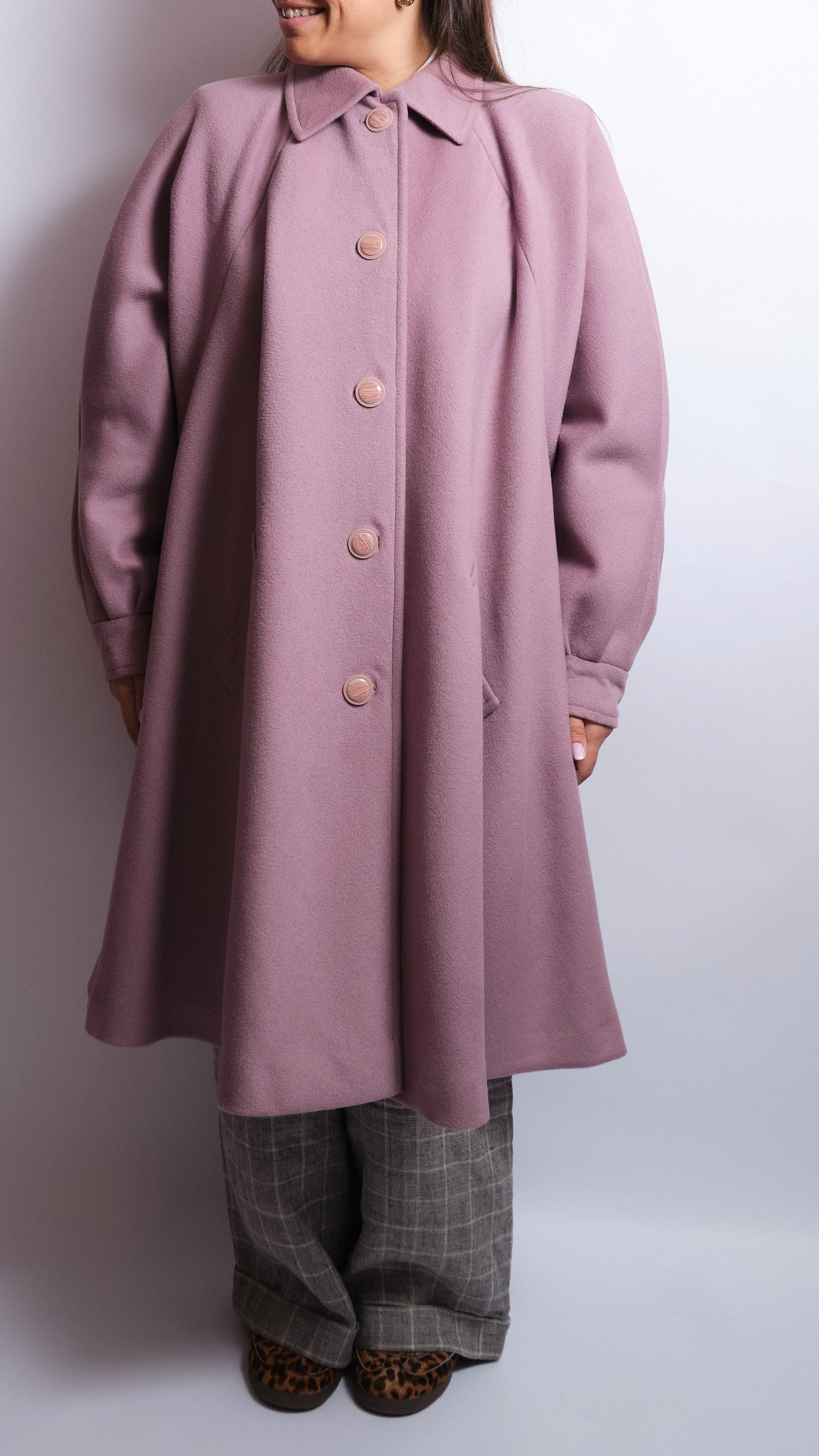 Manteau en laine - fabrication artisanale – Années 70