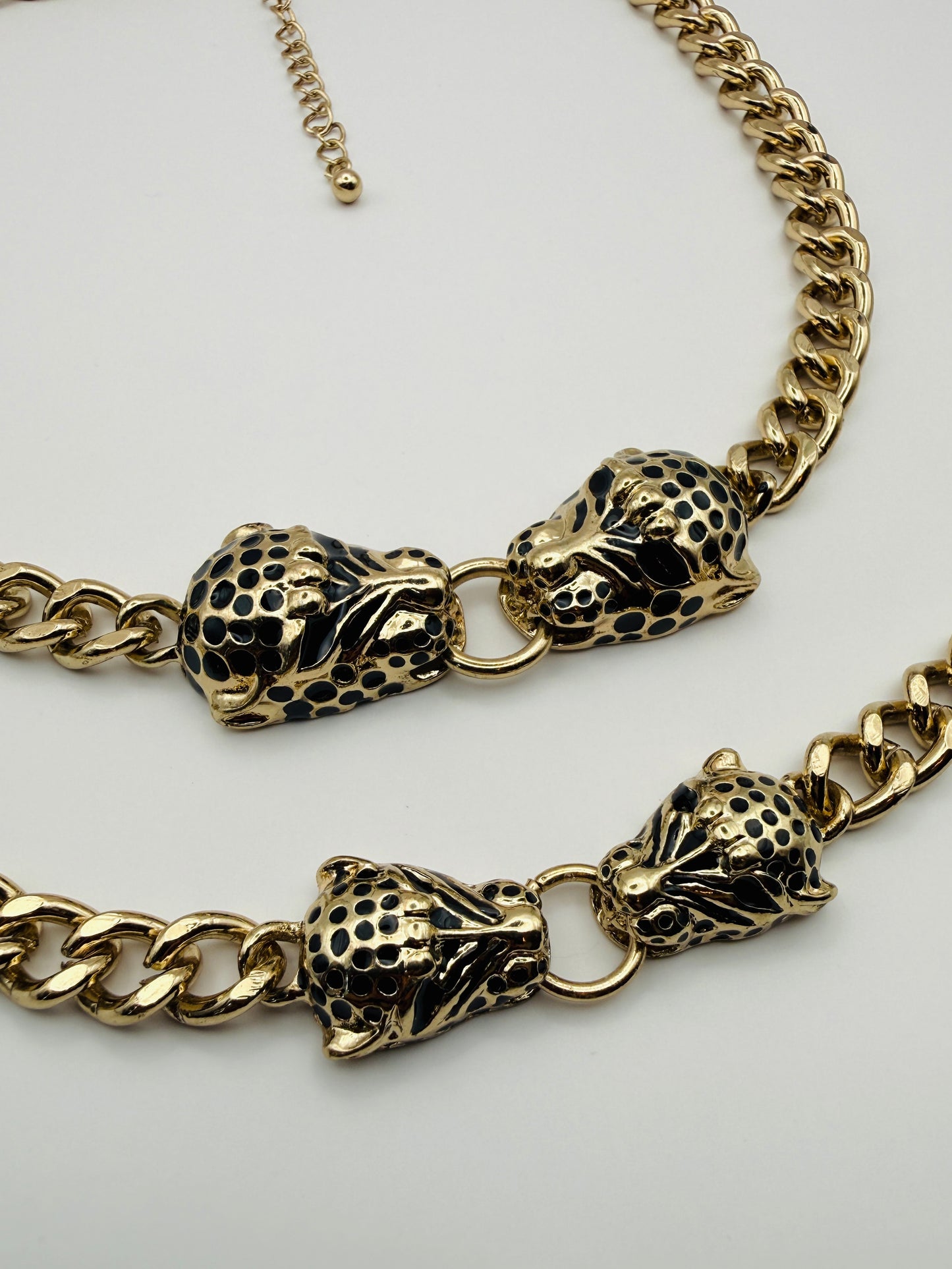 Bracelet vintage léopards 80s