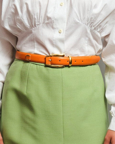 Ceinture vintage en cuir