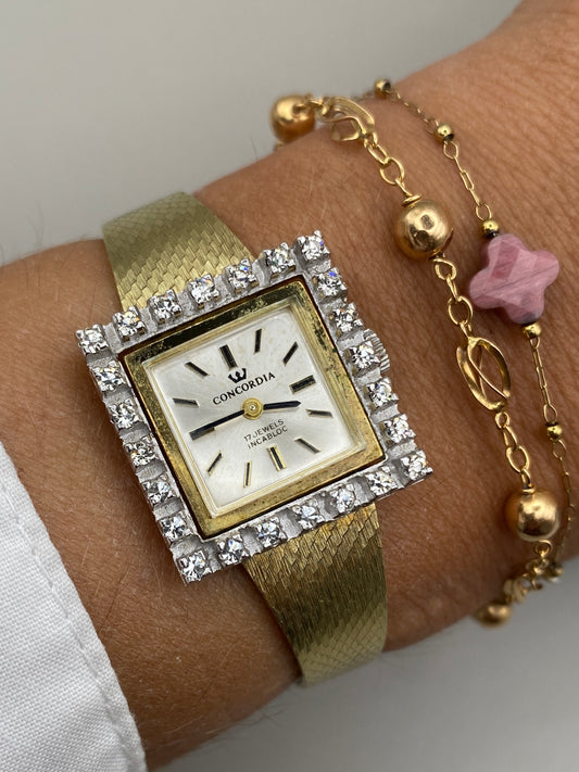 Montre Concordia Vintage mécanique – 17 Jewels Incabloc 60-70s