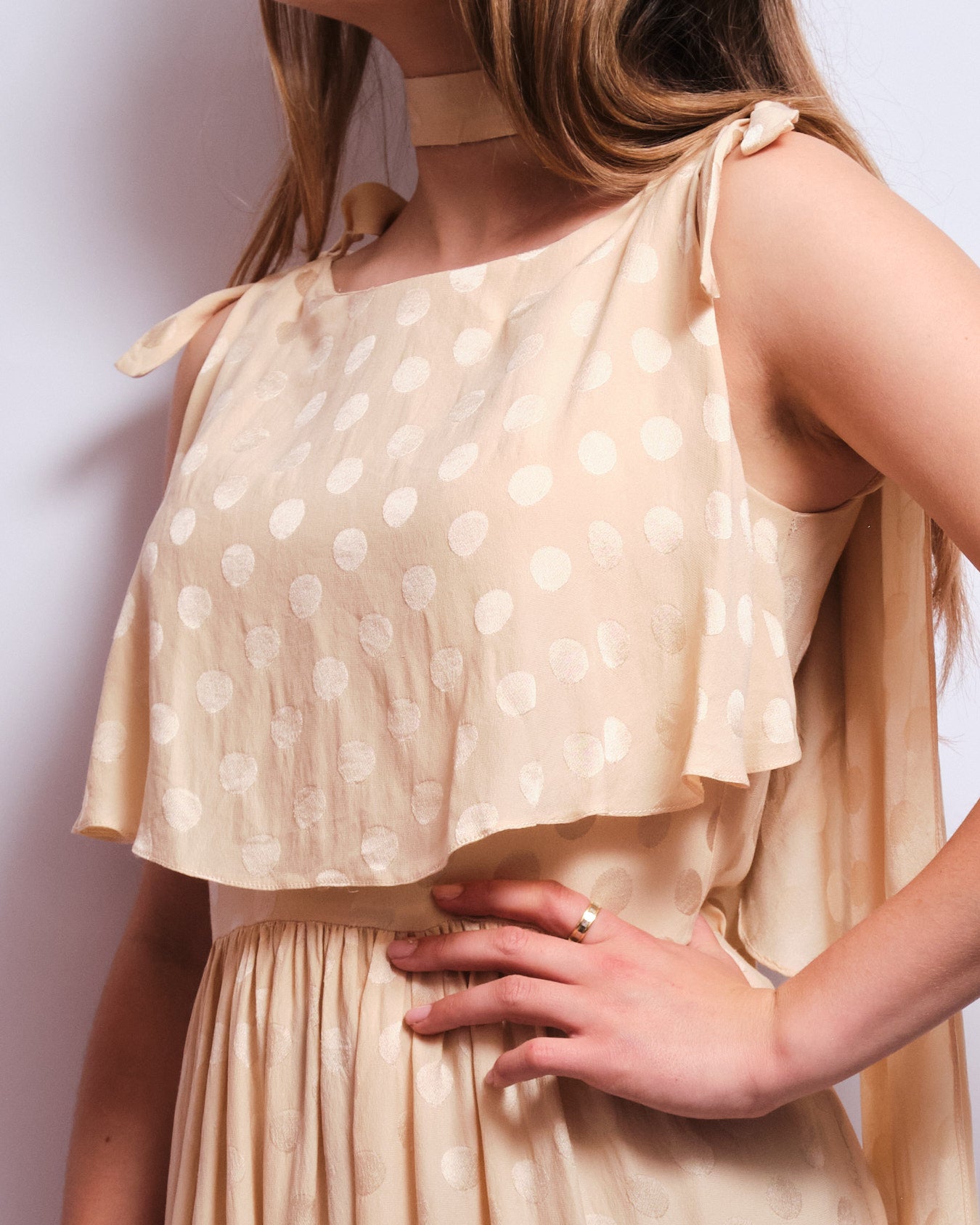 Robe Vintage Phillipe de Ville Paris en soie – années 70