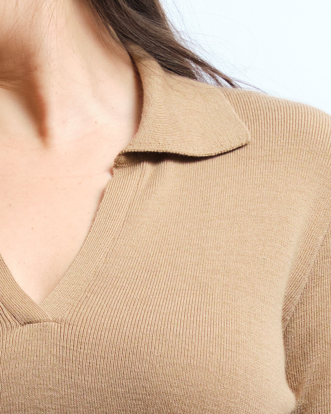 Robe vintage Ginevra di Francesca dei – laine vierge & maille, élégance minimaliste