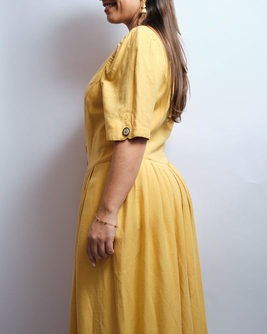 Robe vintage inspirée des dirndls alpins 80s