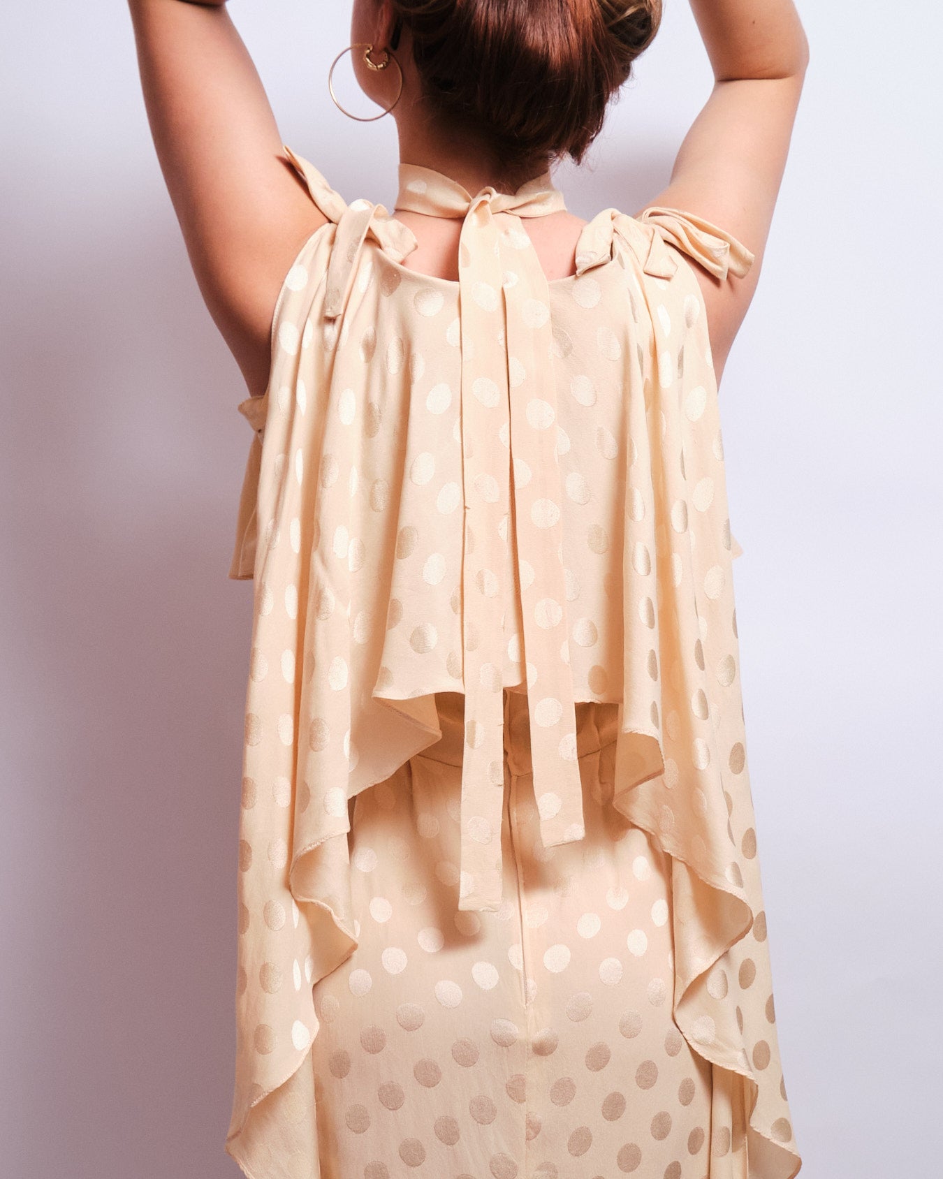 Robe Vintage Phillipe de Ville Paris en soie – années 70