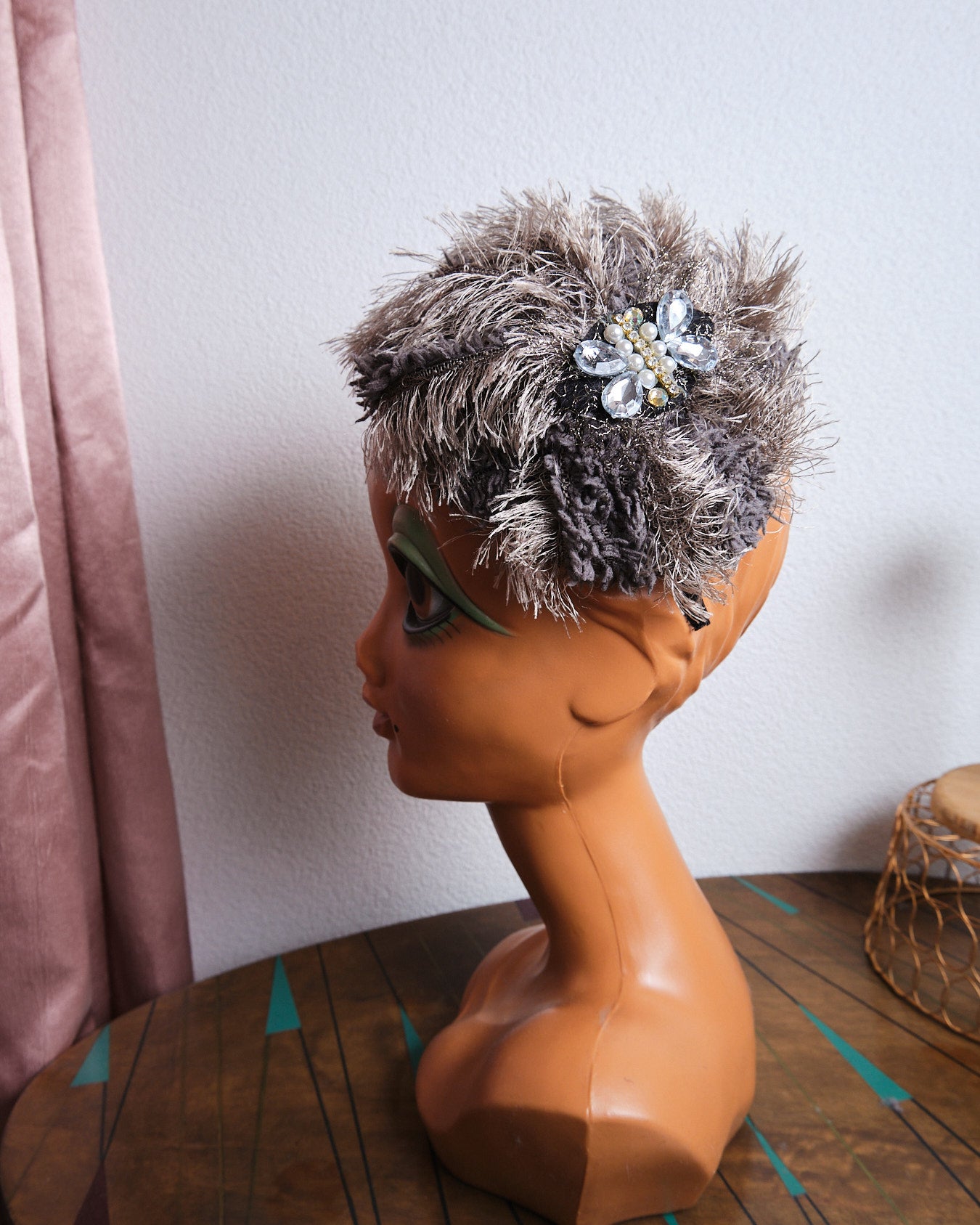 Serre-tête couture vintage