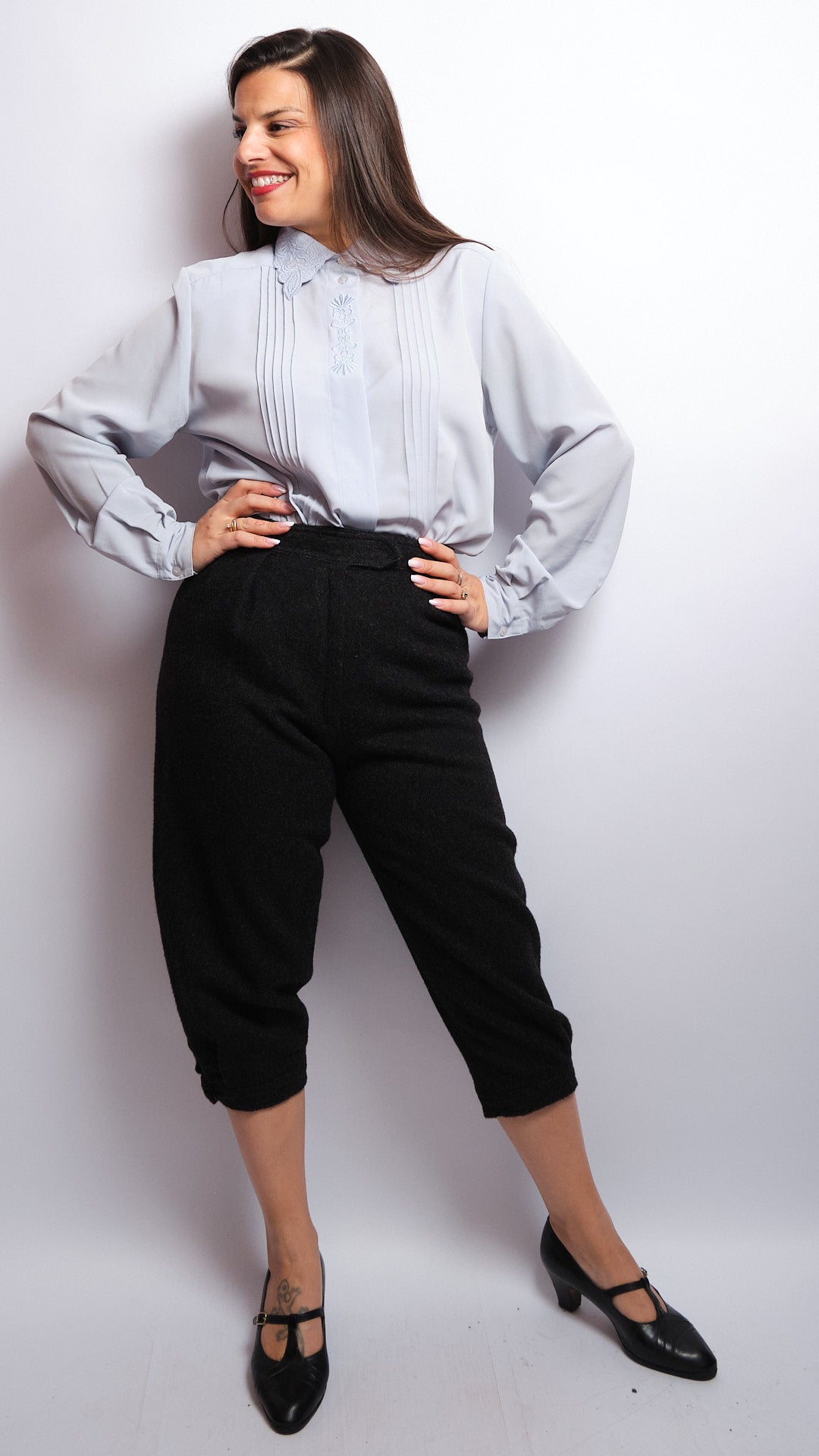 Pantalon Vintage SAINT LAURENT 80s