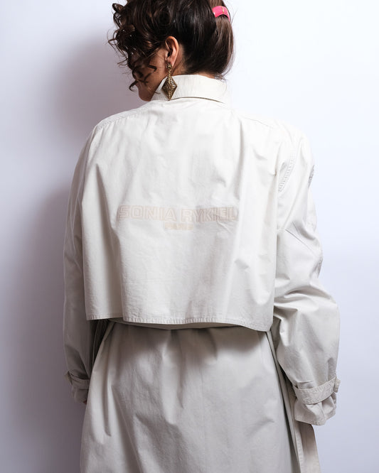 Trench Sonia Rykiel Paris – coupe-vent léger – années 90