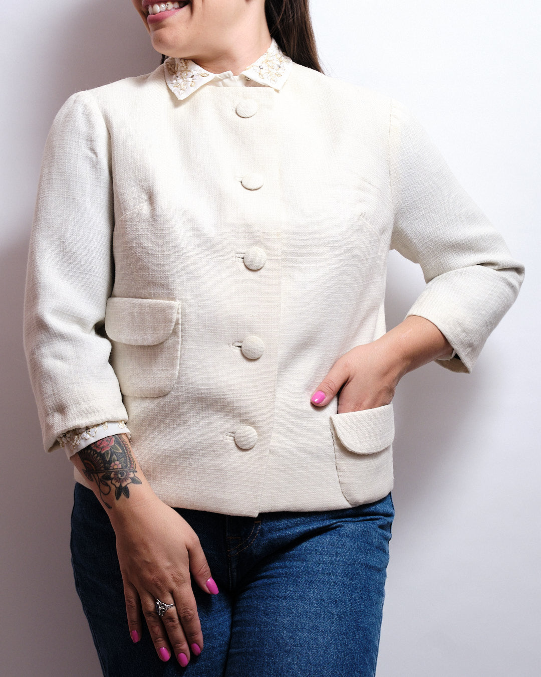 Veste Cardigan Vintage 50s