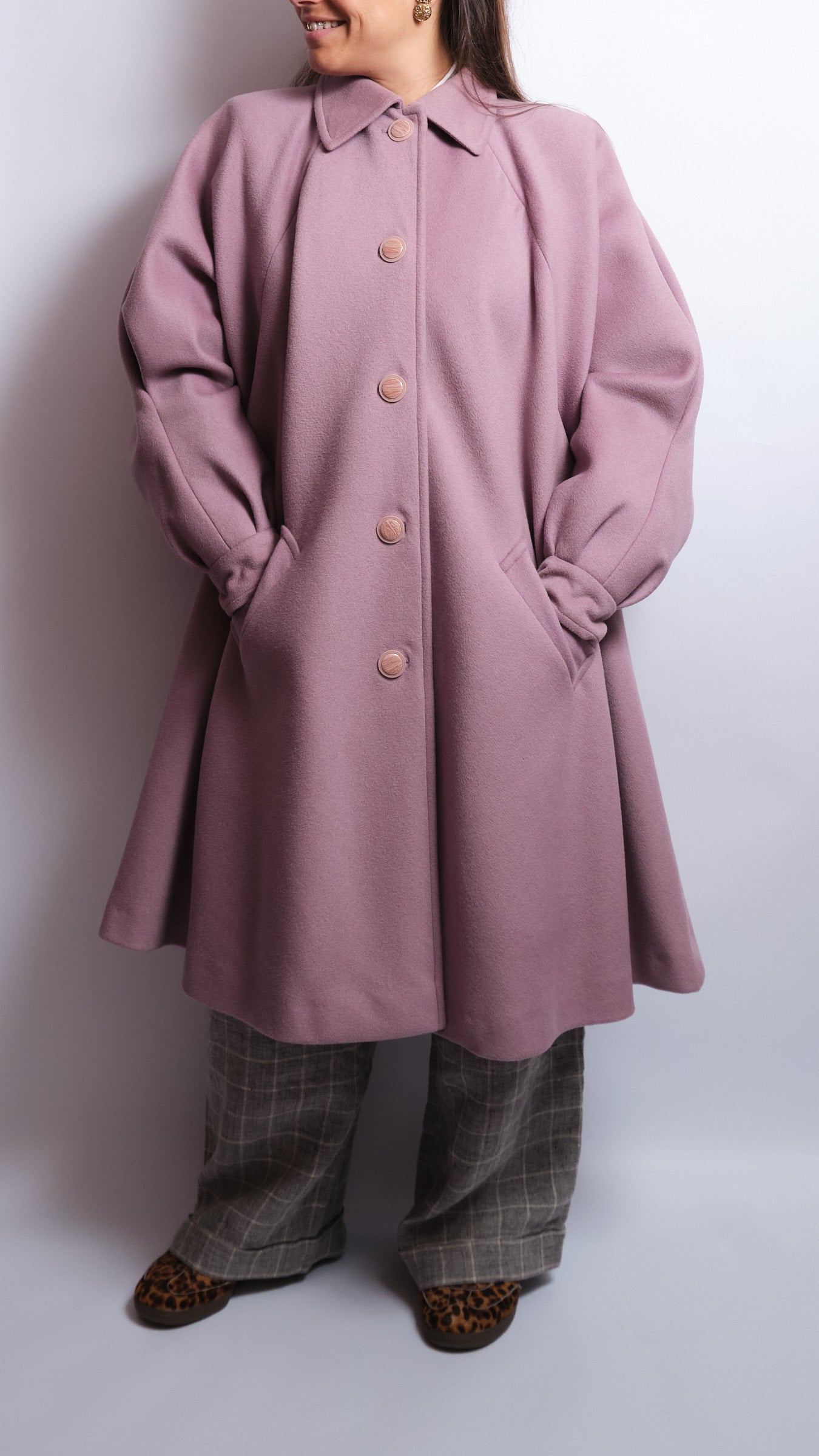 Manteau en laine - fabrication artisanale – Années 70