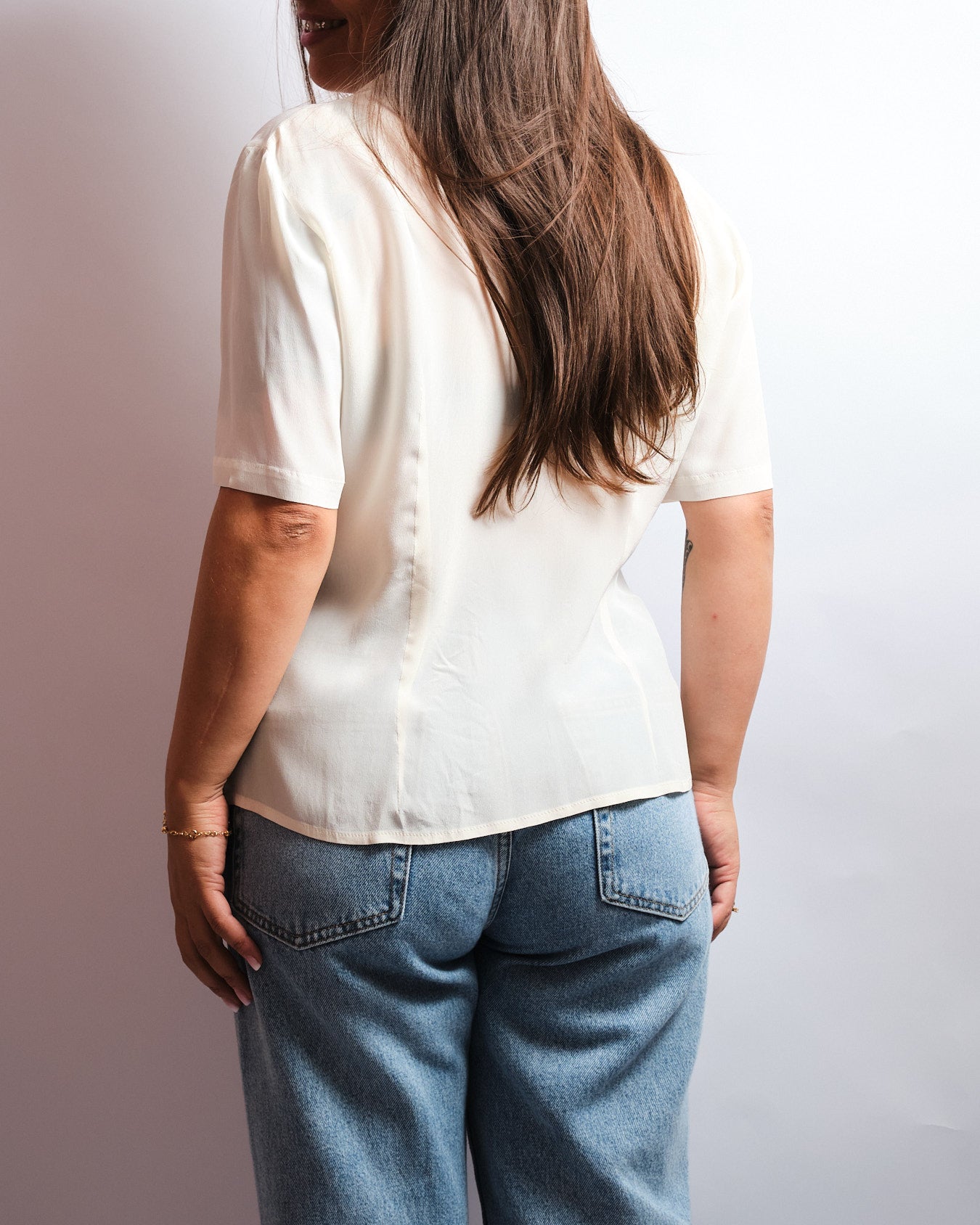 Chemisier vintage Marvi Proietti — élégance italienne minimaliste des années 70