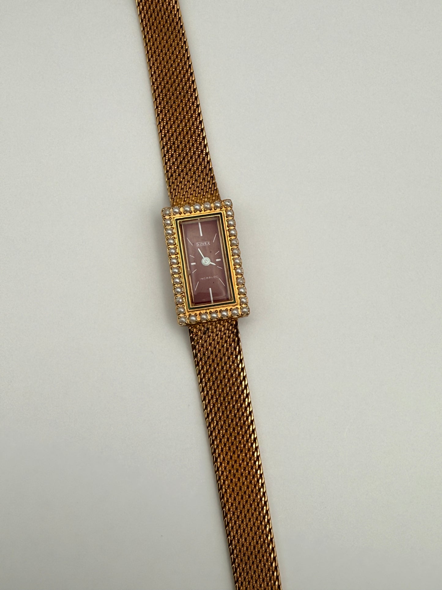 Montre Vintage Sinex Genève IncaBloc – Plaquée or 10 microns
