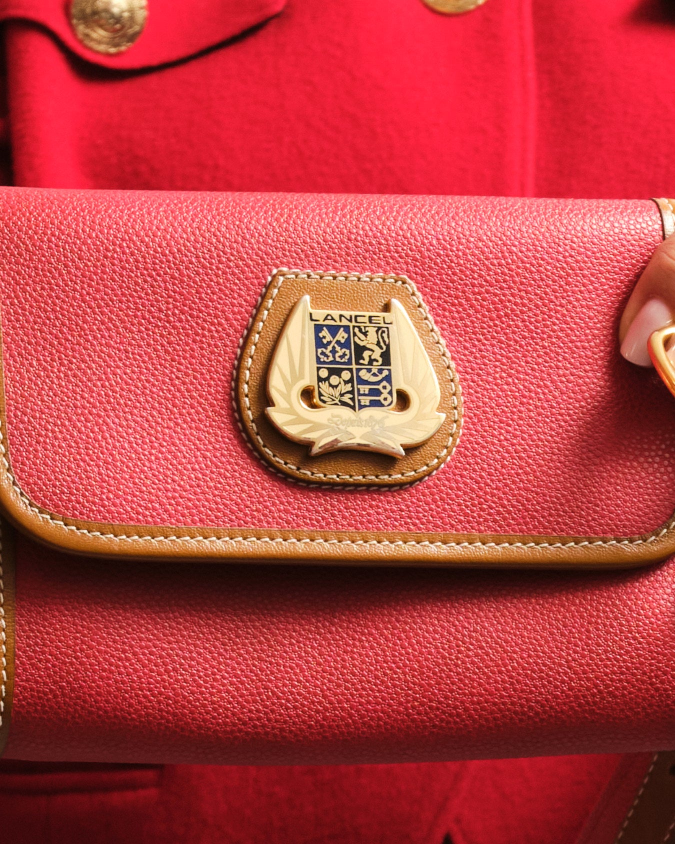 Pochette-ceinture Lancel vintage – années 90