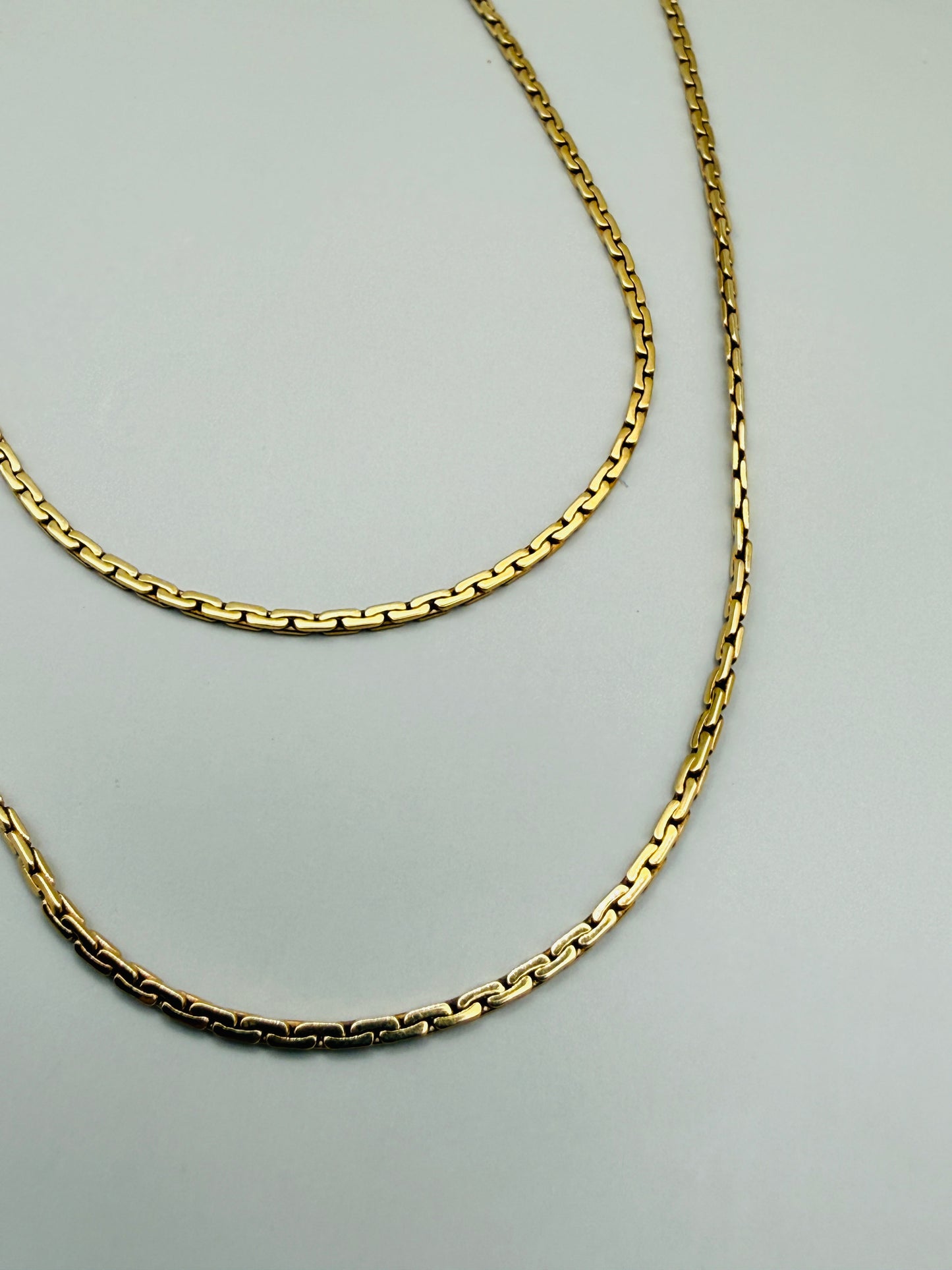 Collier vintage diamants en or 18 carats – ligne de lumière