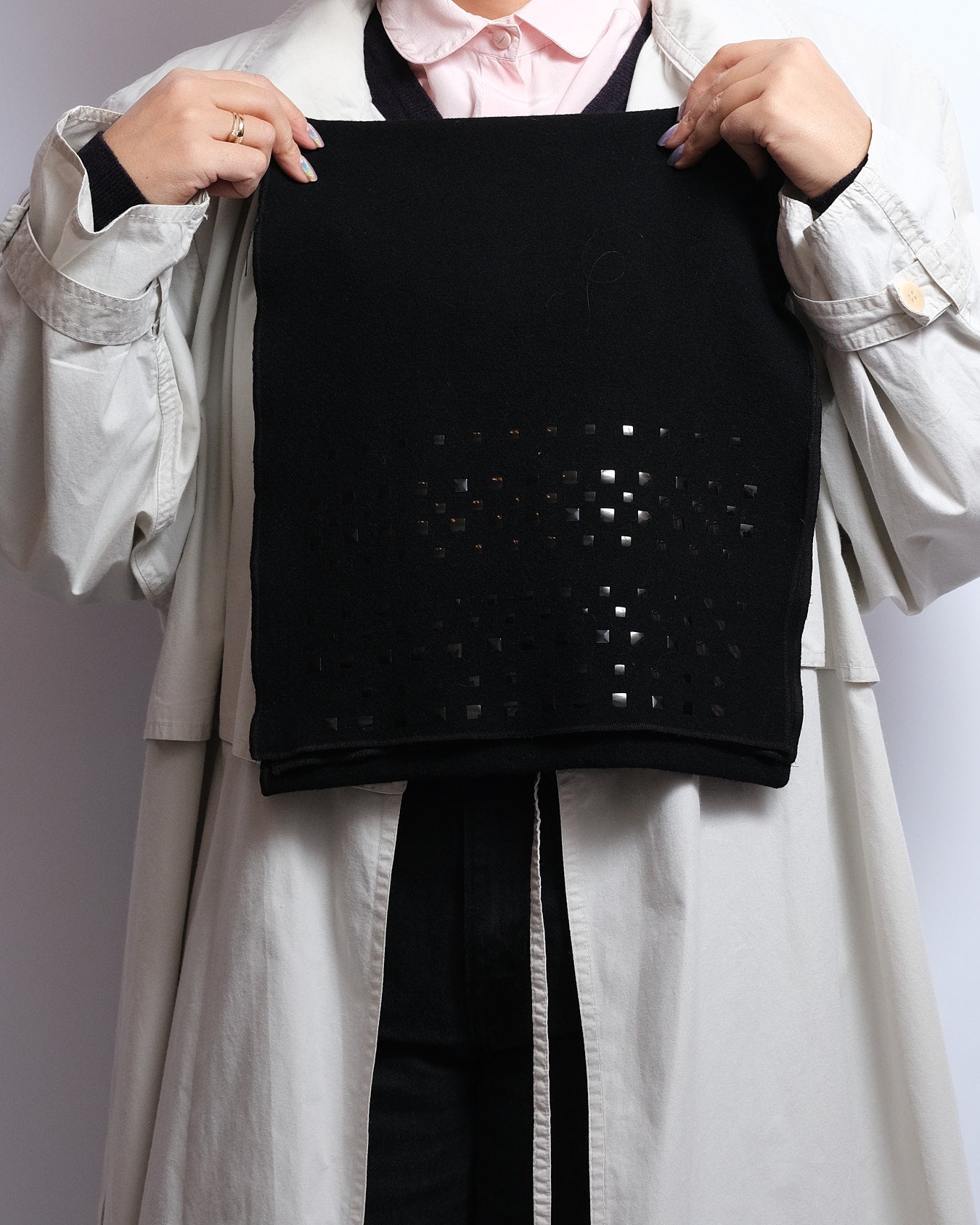 Écharpe Sonia Rykiel Paris — Laine noire