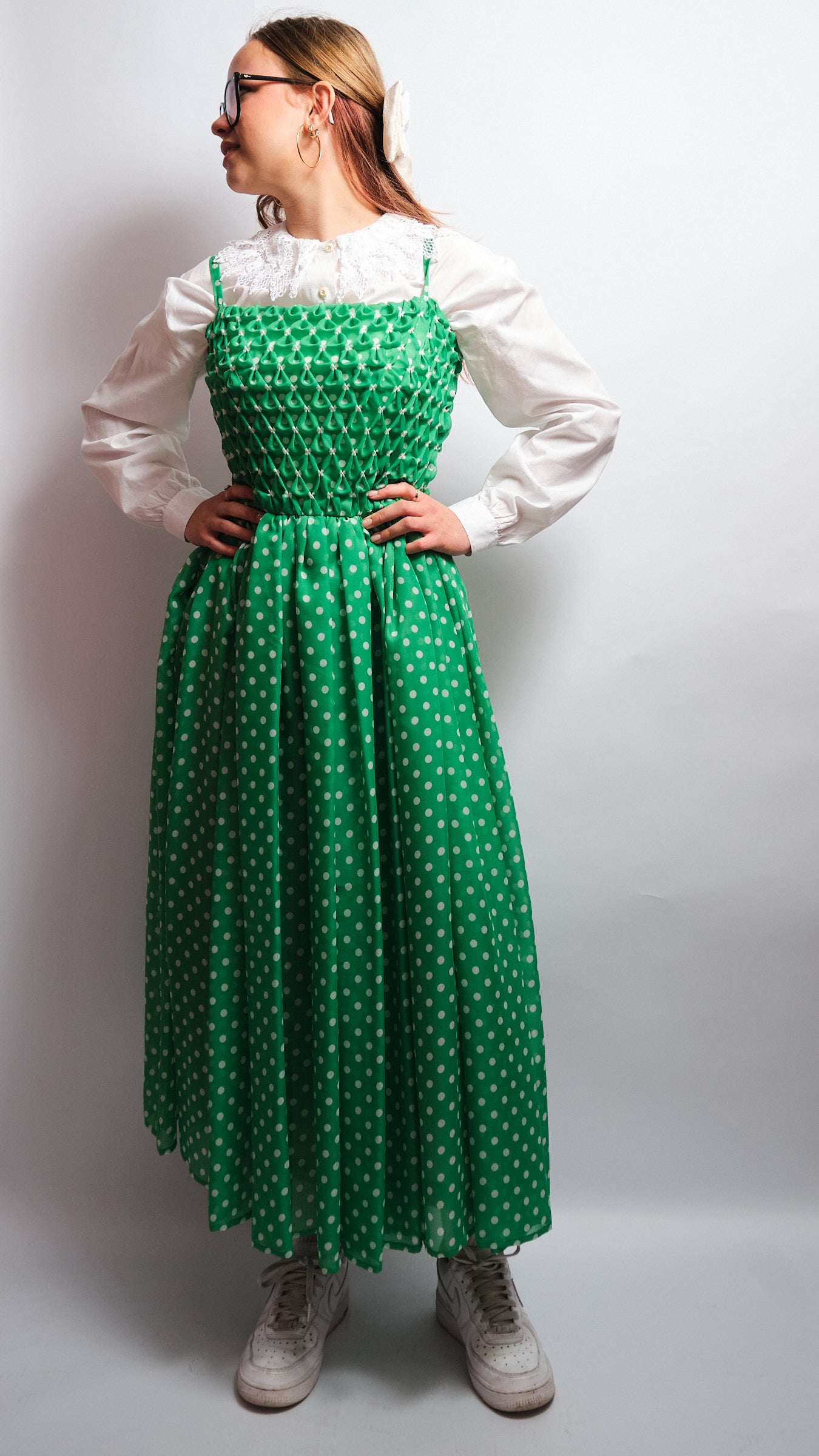 Robe vintage années 70 – pièce artisanale