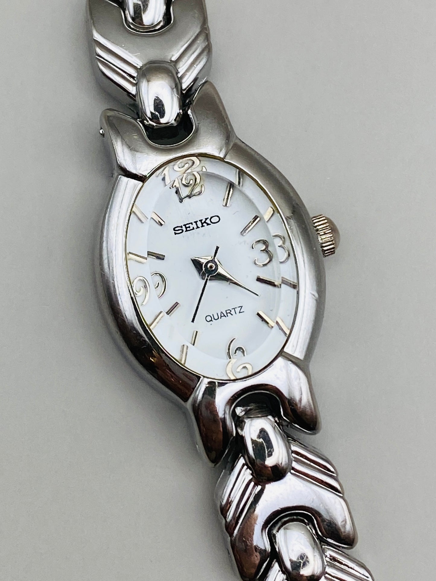 Montre quartz Seiko Vintage 90s – Bracelet Bijou