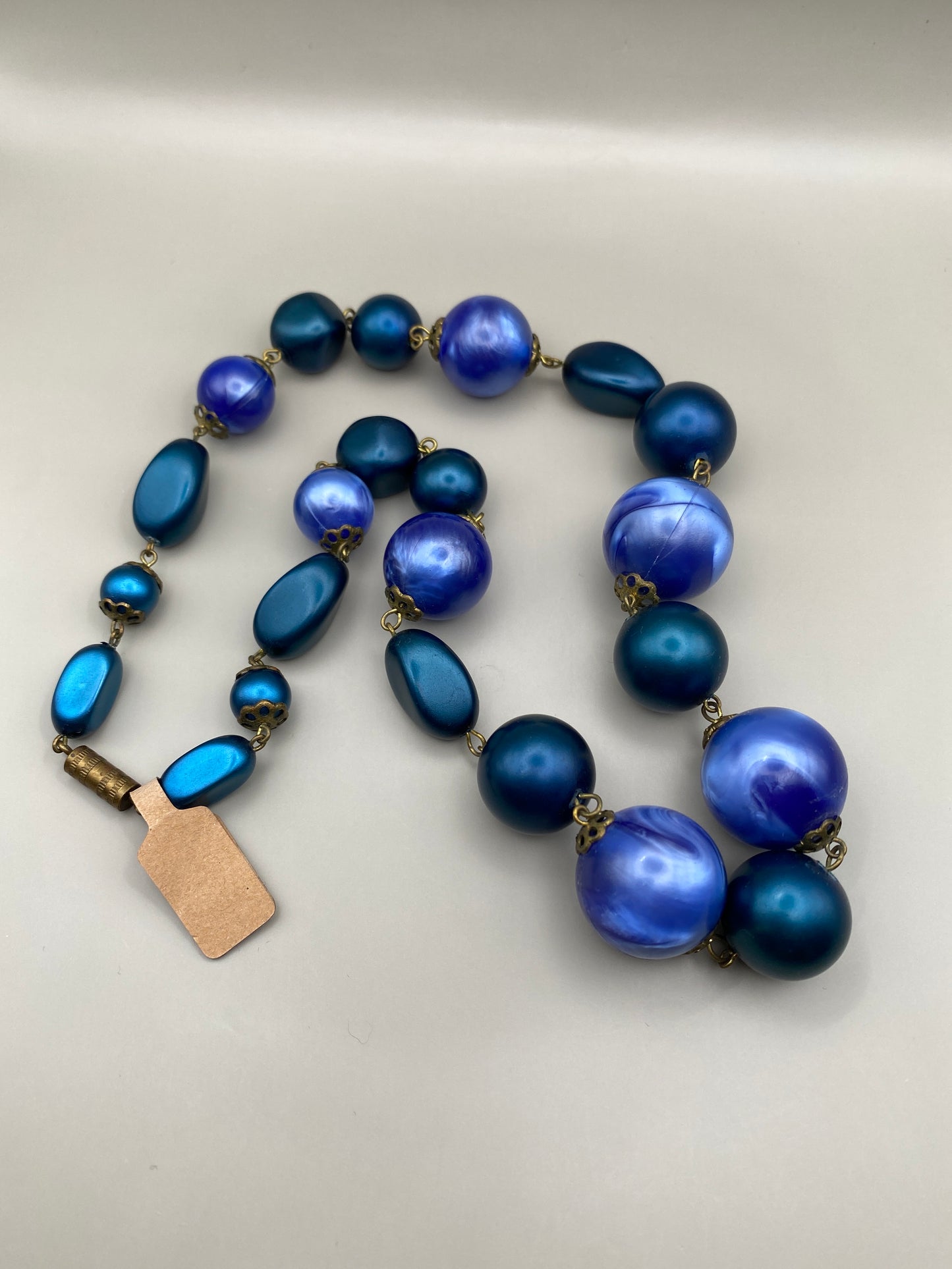 Collier Vintage 80s en perles plastique