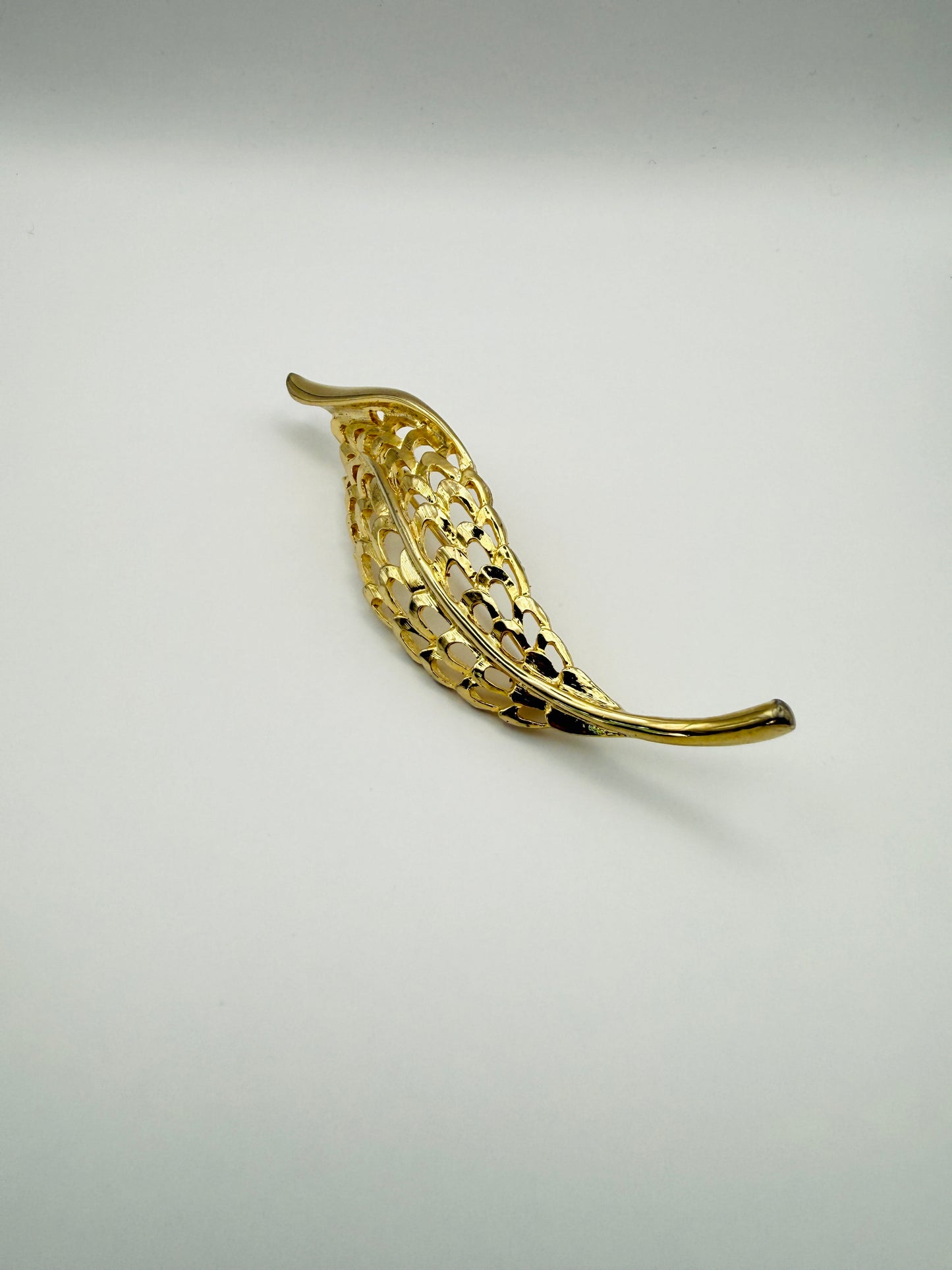 Broche Vintage feuille