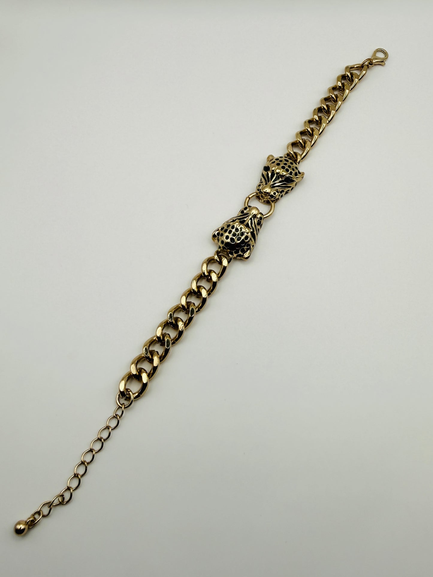 Bracelet vintage léopards 80s