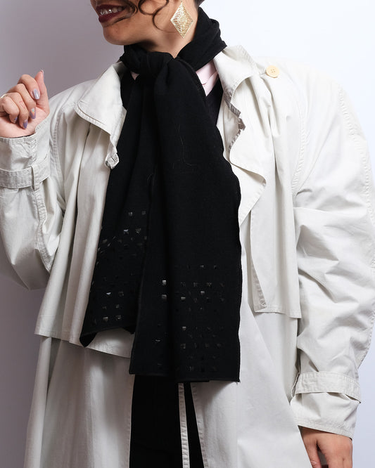 Écharpe Sonia Rykiel Paris — Laine noire