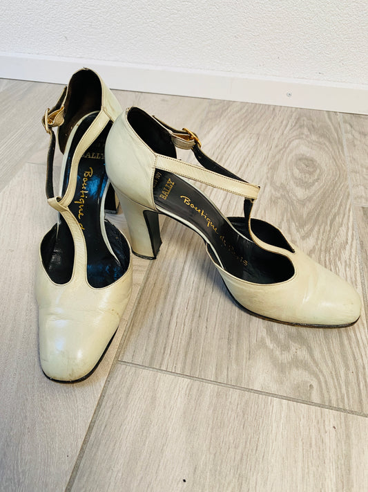 Souliers Vintage 90s BALLY Boutique de Paris