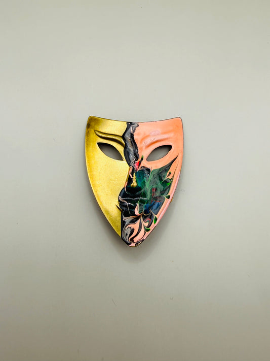Broche Vintage Masque artistique