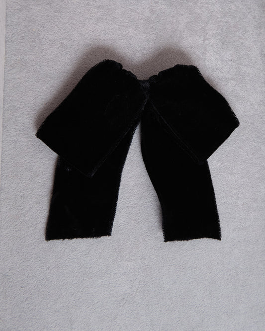 Barrette vintage en velours noir signée Arifior Creazioni