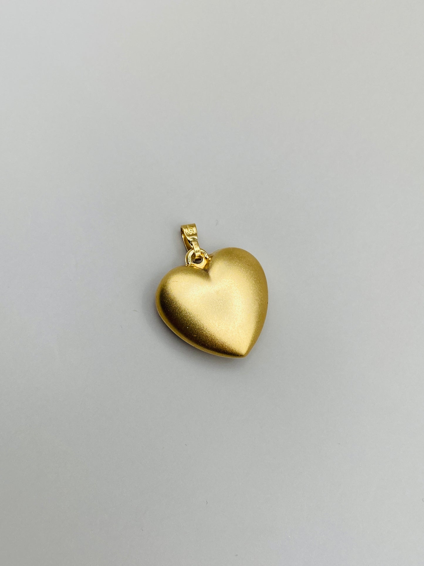 Pendentif cœur vintage en or 18 carats