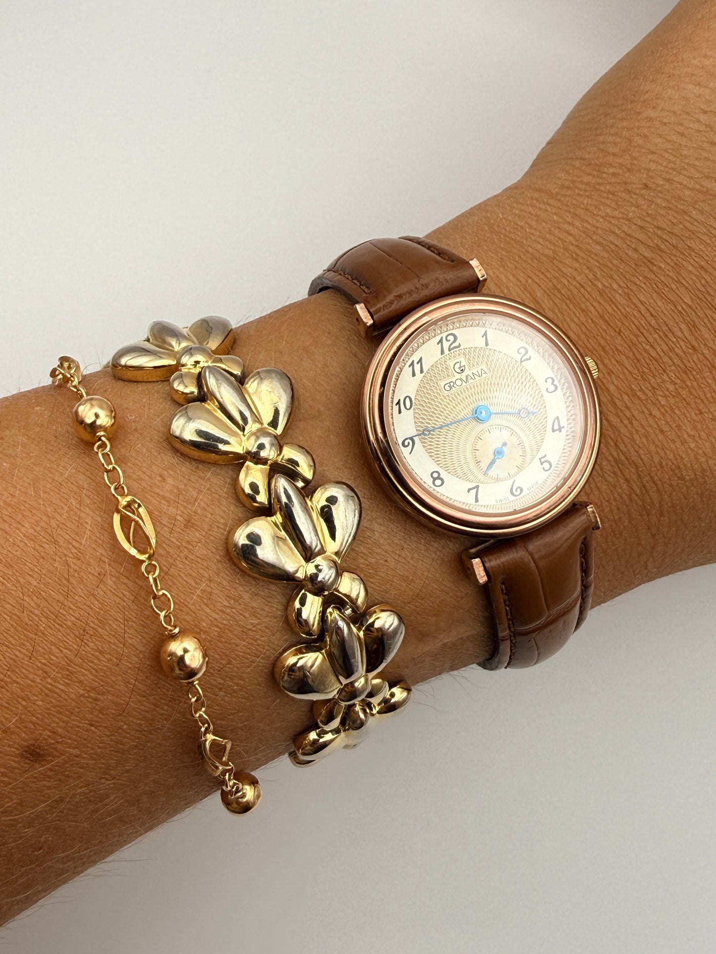 Bracelet vintage doré