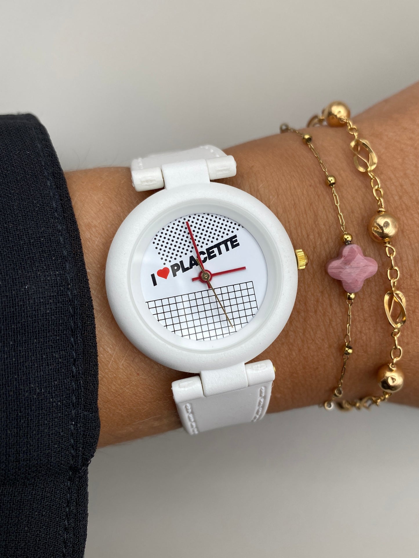 Montre Vintage Publicitaire – I ❤️ PLACETTE (1990)